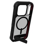 iPhone 17 Pro ZAGG Graphene Rainier Snap Kickstand Case - Smoke Black