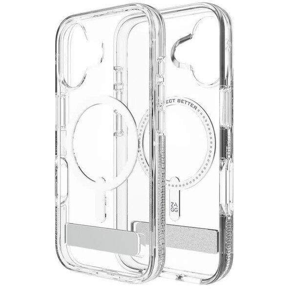iPhone 17 ZAGG Graphene Crystal Palace Snap Kickstand Case - Clear