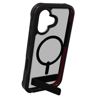iPhone 17 ZAGG Graphene Rainier Snap Kickstand Case - Smoke Black