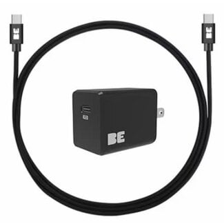 Blu Element Blu Element Wall Charger USB-C 20W PD with USB-C to USB-C Cable 4ft Black