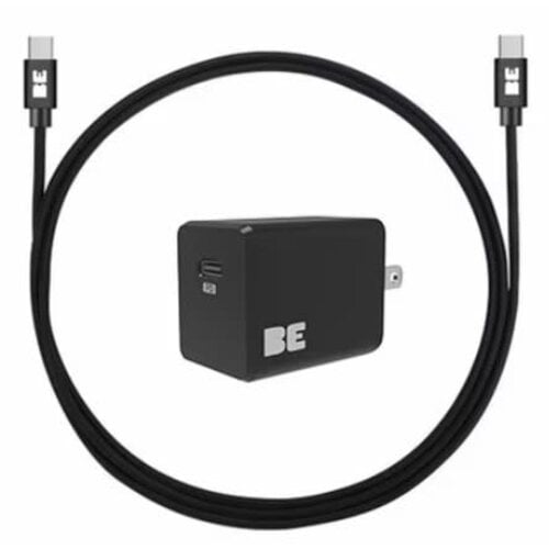 Blu Element Blu Element Wall Charger USB-C 20W PD with USB-C to USB-C Cable 4ft Black