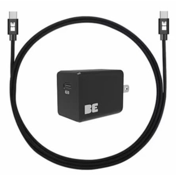 Blu Element Blu Element Wall Charger USB-C 20W PD with USB-C to USB-C Cable 4ft Black