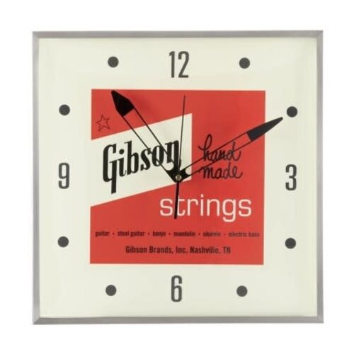 Gibson Vintage Lighted Clock ''Handmade'' Detail