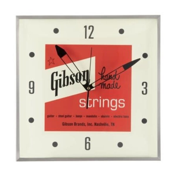 Gibson Vintage Lighted Clock ''Handmade'' Detail
