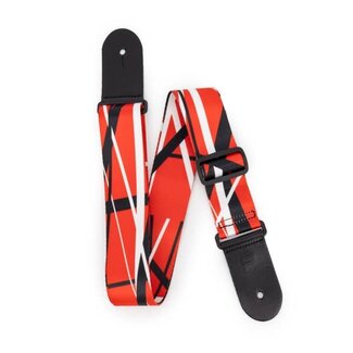 Profile Terylene Red Black White Stripe Printed Strap
