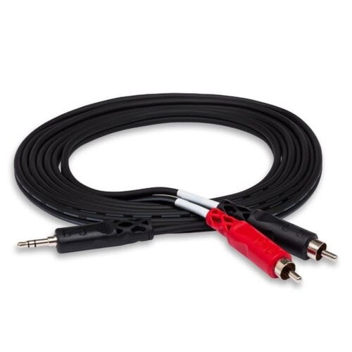 Hosa Hosa Stereo Breakout, 3.5 mm TRS to Dual RCA, 25 ft