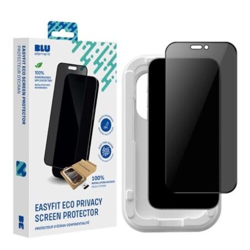 Blu Element Blu Element EasyFit Privacy Eco Screen Protector for iPhone 17/iPhone 16 Pro