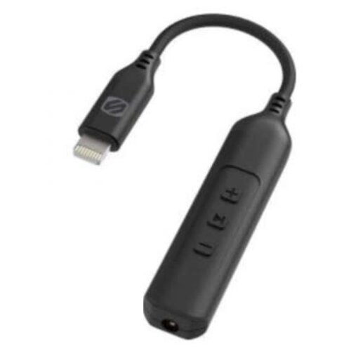 Scosche Scosche Adapter Lightning to 3.5mm Female MFI with Volume Controls and Play Buttons Strikeline