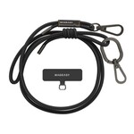 MAGEASY 6mm Adjustable Strap Phone Lanyard Black
