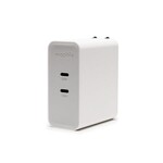 Mophie mophie Wall Charger 100W GaN PD 2-Port USB-C White
