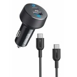 Anker Anker Car Charger 35W 2-Port USB-A/USB-C Black with USB-C Cable