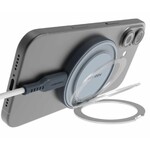 Ventev Ventev Qi2 15W Wireless Magnetic Charger with Stand Silver
