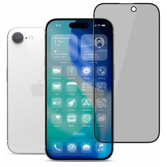 22 Cases Privacy Tempered Glass Screen Protector for iPhone 17e/iPhone 16e