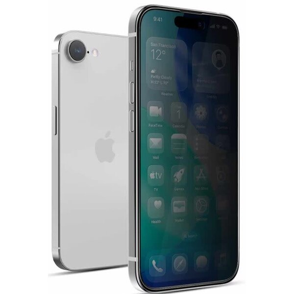 22 Cases Privacy Tempered Glass Screen Protector for iPhone 17e/iPhone 16e