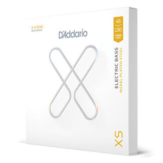 D'Addario D'Addario XS Hybrid Light 5-String Multiscale Coated Bass Strings (45-130)