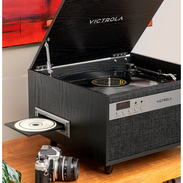 Victrola Victrola Century 6-In-1 Music Center - Black