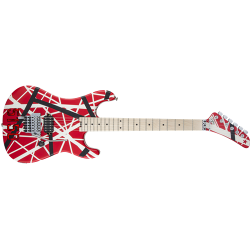 EVH  Striped Series 5150™ - Red with Black and White Stripes