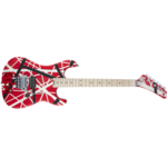 EVH  Striped Series 5150™ - Red with Black and White Stripes