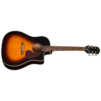 Epiphone Epiphone J-45 Studio EC Acoustic/Electric Guitar with Gigbag - Vintage Sunburst