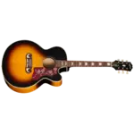 Epiphone Epiphone J-200 Studio EC Acoustic/Electric Guitar with Gigbag - Vintage Sunburst