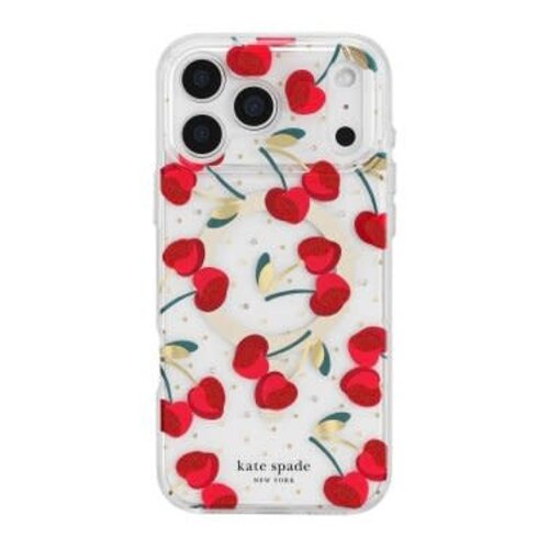 Kate Spade iPhone 17 Pro Max Kate Spade Protective MagSafe Case Cherry Dot