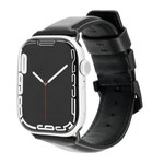CaseMate Apple Watch 42-49mm Case-Mate Signature Leather Band Black