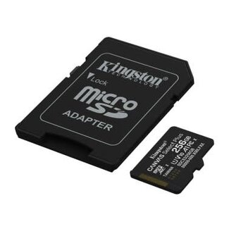 Kingston Kingston 256GB microSDXC Canvas Select Plus Gen3 150MB/s A1 Card + Adapter