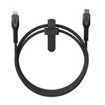 Urban Armor Gear UAG Rugged Kevlar Core USB-C to Lightning Charge/Sync Cable 5ft Black/Grey