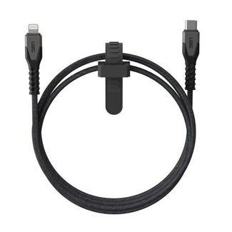 Urban Armor Gear UAG Rugged Kevlar Core USB-C to Lightning Charge/Sync Cable 5ft Black/Grey