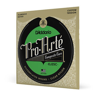 D'Addario D'Addario EJ25C Pro-Arte Clear Nylon Composite Flamenco Guitar Strings