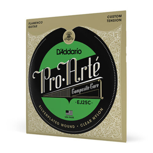 D'Addario D'Addario EJ25C Pro-Arte Clear Nylon Composite Flamenco Guitar Strings