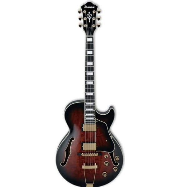 Ibanez Ibanez AG95QA-DBS Artcore Expressionist Hollow-Body Electric Guitar