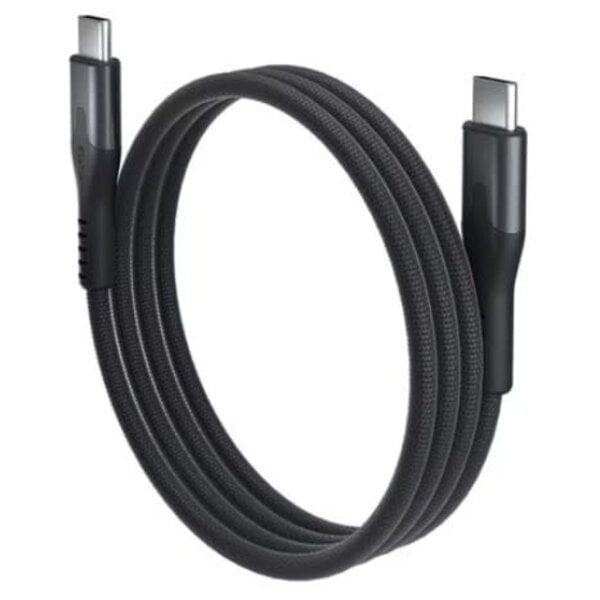 Blu Element Blu Element SelfCoil Magnetic Cable USB-C to USB-C 3.3ft Black