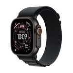 Apple Apple Watch Ultra 3 49mm Titanium Black case with Black Alpine Loop Band Large LTE