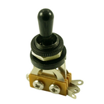 WD Music WD Music 3-Position Toggle Switch for Les Paul Style Guitars - Black with Black Tip