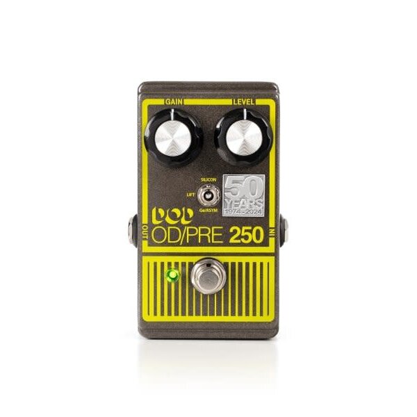 Digitech Digitech 50th Anniversary Edition Overdrive Preamp 250 Pedal With True Bypass and LED