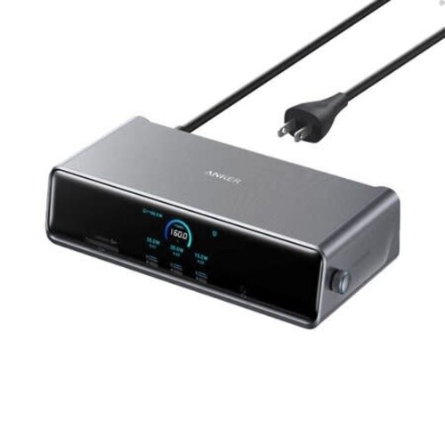 Anker Anker Prime Docking Station with 14-Port Triple Smart Display 140W Max Gray