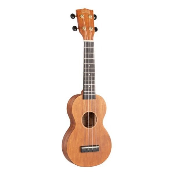 Mahalo Mahalo Ukuleles Slimline Series Soprano Ukulele With Carry Bag Transparent Brown