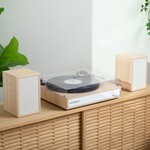 Victrola Victrola Harmony Bluetooth Turntable System with Speakers Natural