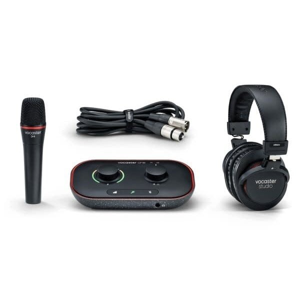 Focusrite Focusrite Podcast Bundle With Vocaster One Audio Interface, Microphone and Headphones