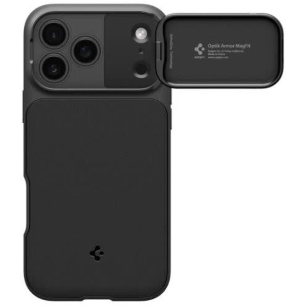 Spigen Spigen iPhone 17 Pro Optik Armor Magfit - Black