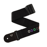 D'Addario D'addario 50MM Ball End Jacquard Strap , Black