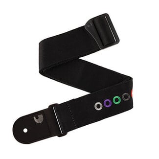 D'Addario D'addario 50MM Ball End Jacquard Strap , Black