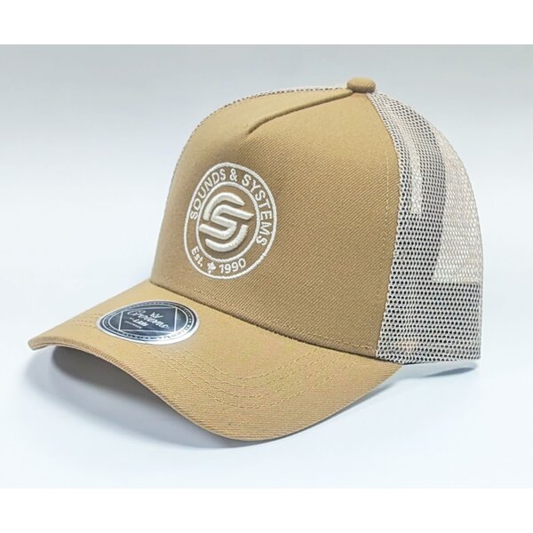 Custom Lids Sounds & Systems Crowns A-Frame Trucker - Wheat