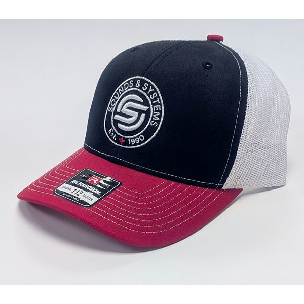 Richardson Sounds & Systems Richardson Trucker - Black/White/Red