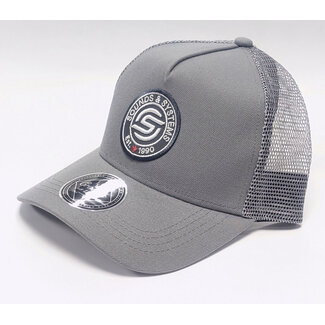 Custom Lids Sounds & Systems Crowns A-Frame Trucker - Grey