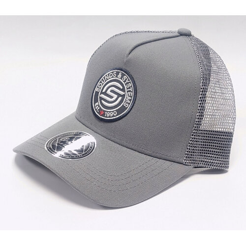 Custom Lids Sounds & Systems Crowns A-Frame Trucker - Grey