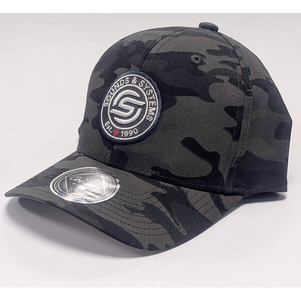Custom Lids Sounds & Systems Crowns Cap - Black Camo L/XL