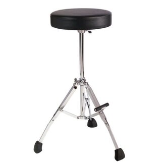 Gibraltar Gibraltar Short 21" Stool with Round Seat Fold Up Tripod with Foot Rest