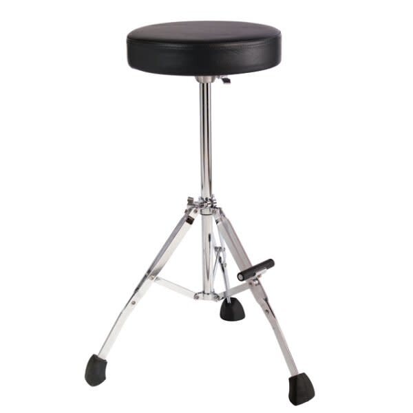 Gibraltar Gibraltar Short 21" Stool with Round Seat Fold Up Tripod with Foot Rest
